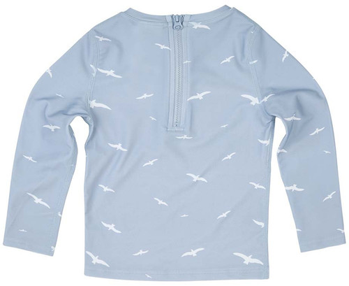 Toshi Swim Kids Rashie Half Zip Long Sleeve Coogee Size 7