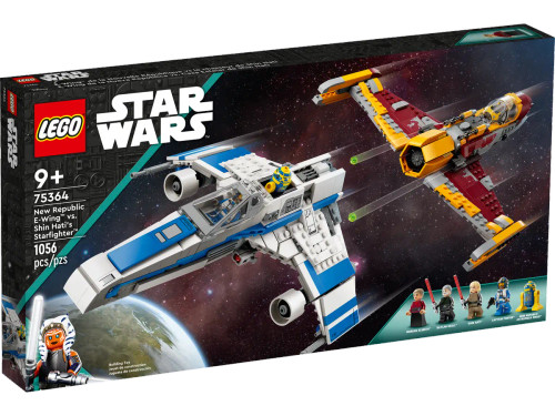 Lego Star Wars New Republic E-Wing vs Shin Hatis Starfighter