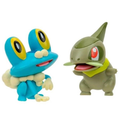 Pokemon Battle Figure Pack - Froakie And Axew