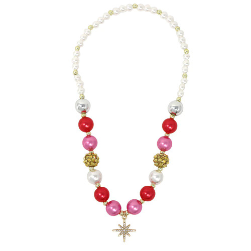 Christmas Necklace and Bracelet Set with Sparkley Star Charm