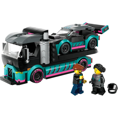 Lego City - Race Car and Car Carrier Truck