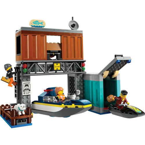 Lego City - Police Speedboat and Crooks Hideout