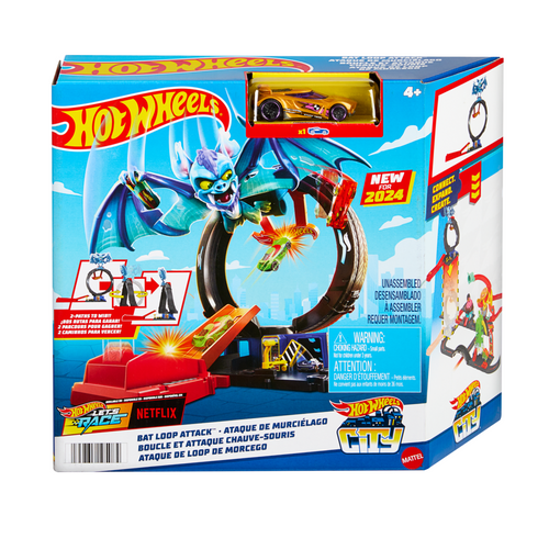 Hot Wheels City Nemesis Pack - Bat Loop Attack