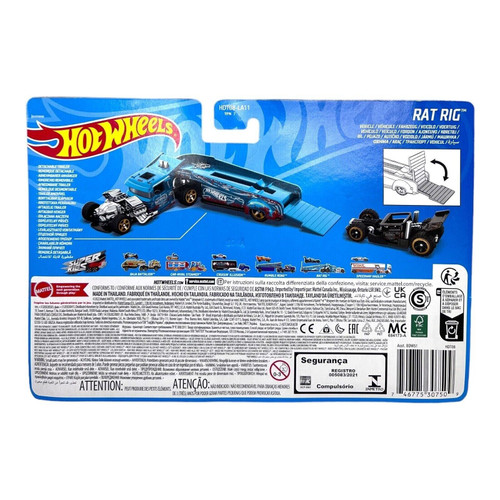 Hot Wheels Super Rigs - Rat Rig Blue