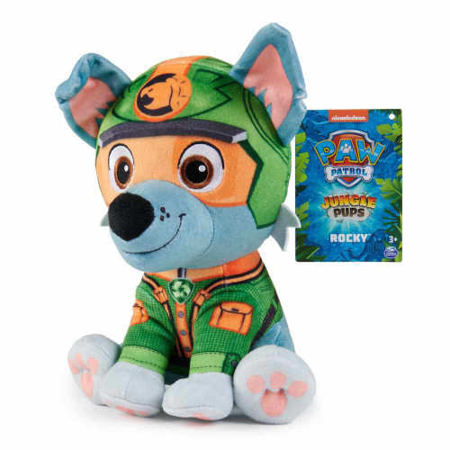 Paw Patrol Jungle Pups Plush - Rocky