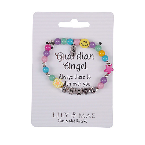 Lily & Mae Beaded Friendship Bracelet - Angel