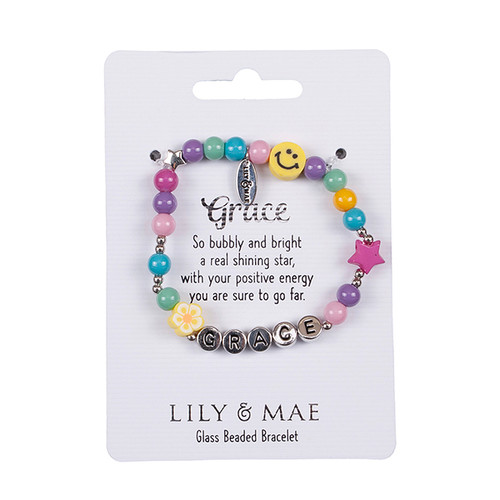 Lily & Mae Beaded Friendship Bracelet - Grace