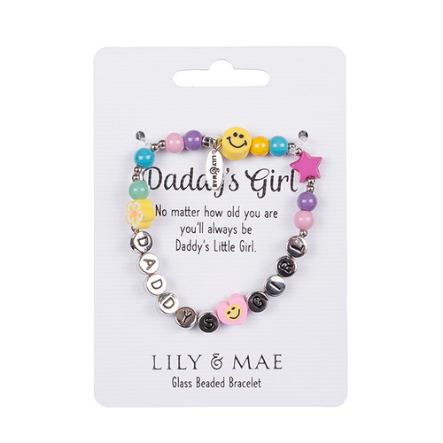 Lily & Mae Beaded Friendship Bracelet - Daddys Girl