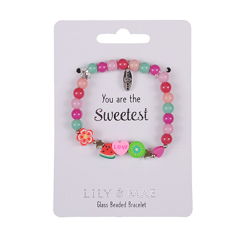 Lily & Mae Beaded Friendship Bracelet - Sweet