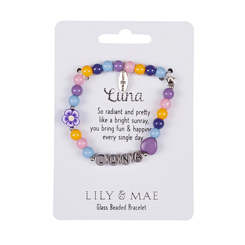 Lily & Mae Beaded Friendship Bracelet - Luna
