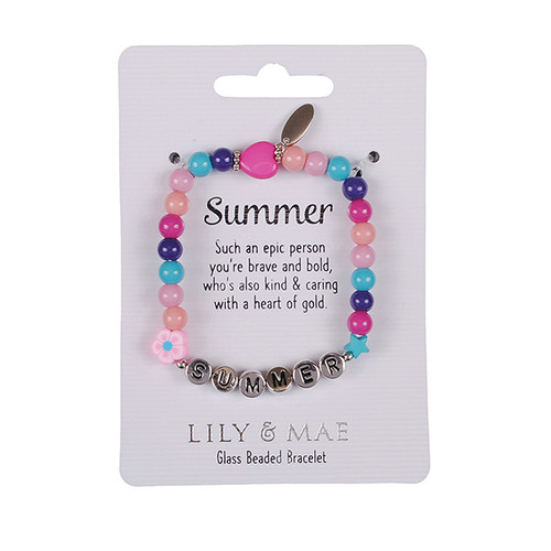 Lily & Mae Beaded Friendship Bracelet - Summer