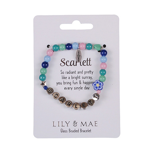 Lily & Mae Beaded Friendship Bracelet - Scarlett