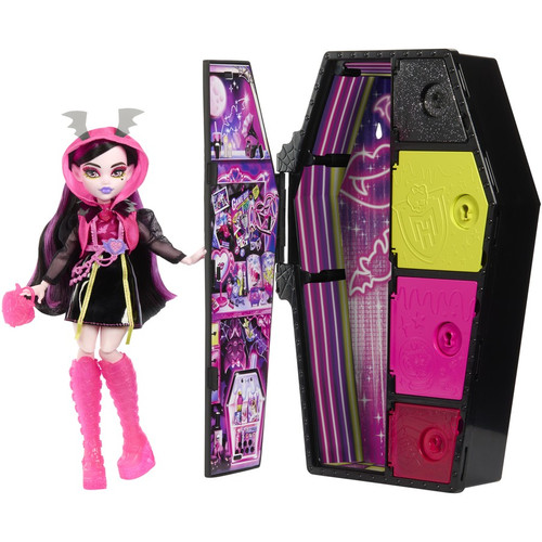 Monster High Skulltimate Secrets Neon Frights Draculaura Dol