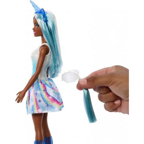 Barbie Unicorn Doll With Blue Hair and Horn