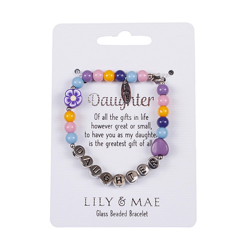 Lily & Mae Beaded Friendship Bracelet - Daughter