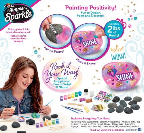 Shimmer N Sparkle Inspirational Rock Art Kit