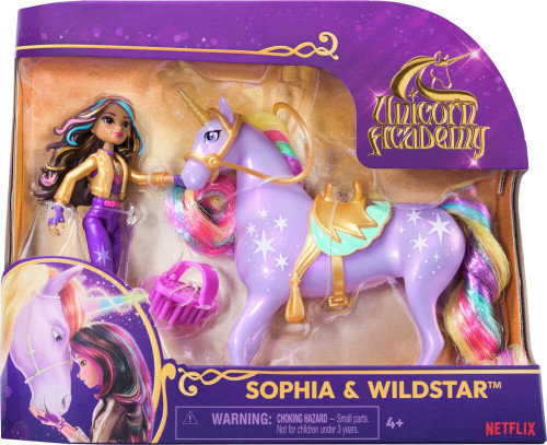 Unicorn Academy Small Doll and Unicorn - Sophia And Wildstar