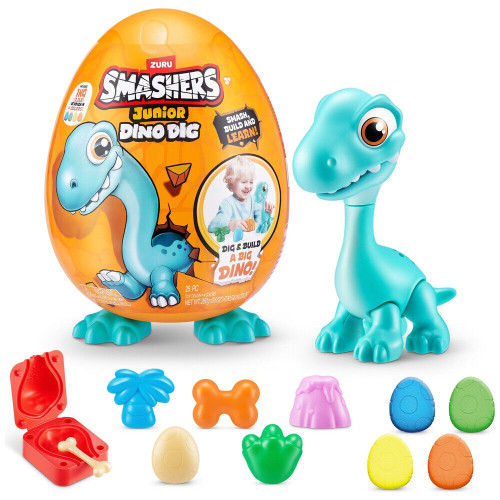 Zuru Dino Smashers Large Junior Dino Dig - Brontosaurus