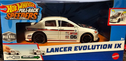 Hot Wheels Pull Back Speeders - Lancer Evolution IX