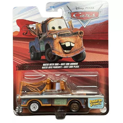 Disney Pixar Cars - Mater with Sign