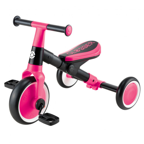 Globber Learning Trike 2 in 1 - Sky Fuchsia Pink Globber Learning Trike 2 in 1 - Sky Fuchsia Pink