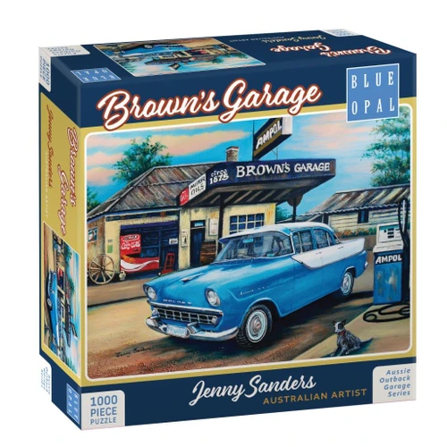 Blue Opal - Jenny Sanders Browns Garage Puzzle 1000 Pce