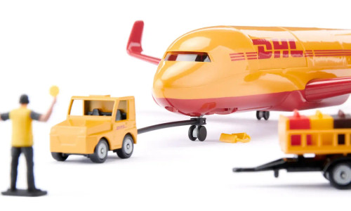 Siku - DHL Cargo Aircraft with Accessories Siku - DHL Cargo Aircraft with Accessories