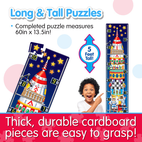 Long and Tall Puzzles - 123 Rocketship