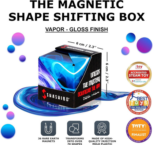 Shashibo Puzzle Cube Holographic Series - Vapour Shashibo Puzzle Cube Holographic Series - Vapour