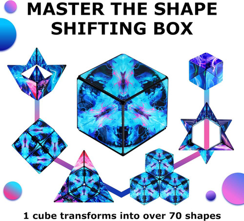 Shashibo Puzzle Cube Holographic Series - Vapour Shashibo Puzzle Cube Holographic Series - Vapour