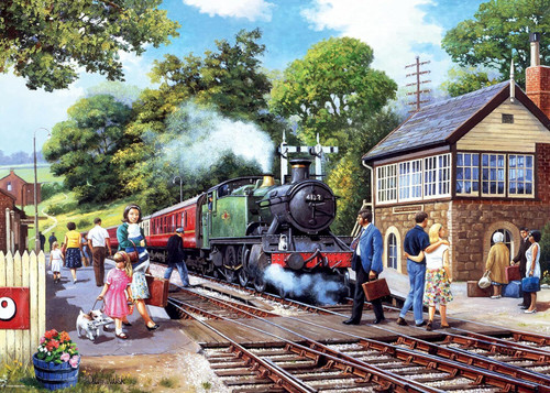 Ravensburger - A Country Station Puzzle 1000 Piece
