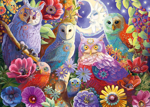 Ravensburger - Night Owl Hoot Puzzle 300 Piece Large Format