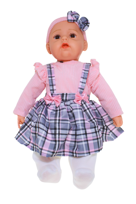 Baby Doll Pink Tartan Harper