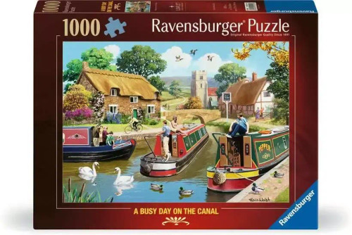 Ravensburger - A Busy Day On The Canal Puzzle 1000 Piece