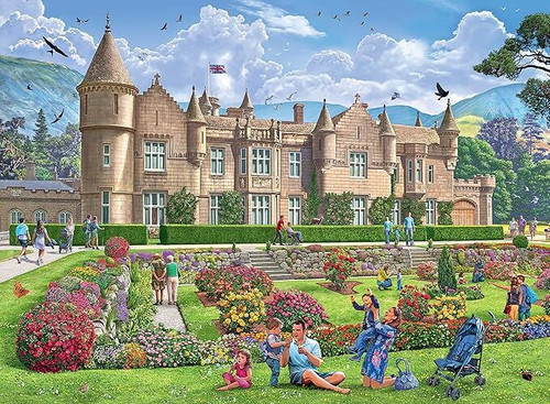 Ravensburger - Happy Days Royal Residences Puzzle 4x500 Pce