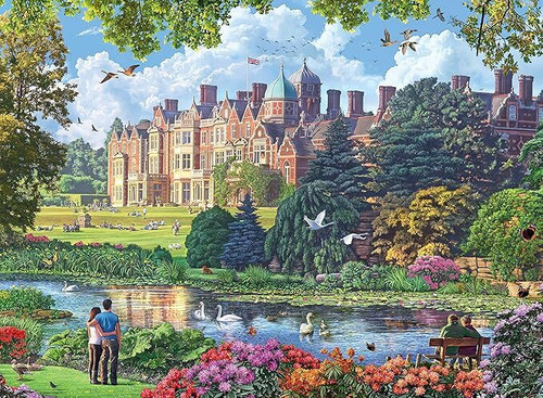 Ravensburger - Happy Days Royal Residences Puzzle 4x500 Pce