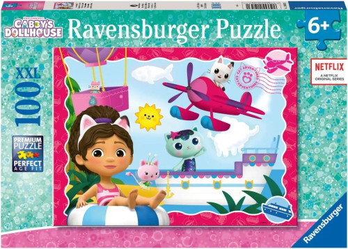 Ravensburger - Gabbys Dollhouse Cat Adventures Puzzle 100 Pc