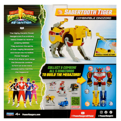 Mighty Morphin Power Rangers Reignition Dinozord Sabertooth