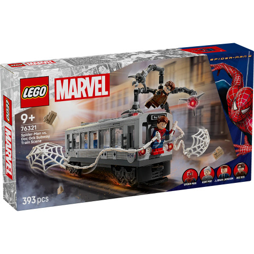 Lego Marvel - Spider-Man vs Doc Ock Subway Train Scene