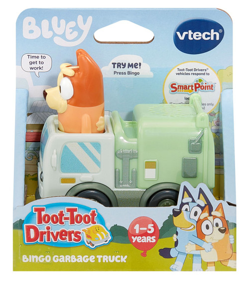 Vtech Toot Toot Drivers Bluey - Bingo Garbage Truck