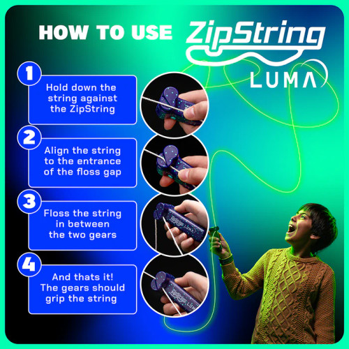 ZipString Luma Glow in the Dark ZipString Luma Glow in the Dark