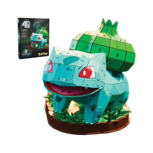 Pokemon 4DBuild - Bulbasaur 3d Model Kit