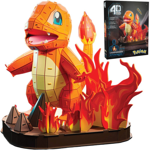 Pokemon 4DBuild - Charmander 3d Model Kit