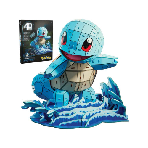 Pokemon 4DBuild - Squirtle 3d Model Kit