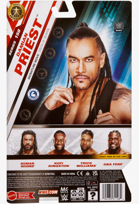 WWE Basic Action Figure Main Event Series 158 Damian Priest WWE Basic Action Figure Main Event Series 158 Damian Priest