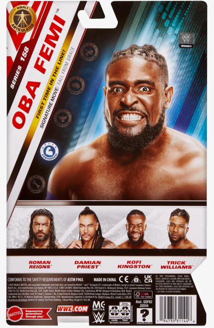 WWE Basic Action Figure Main Event Series 158 - Oba Femi WWE Basic Action Figure Main Event Series 158 - Oba Femi