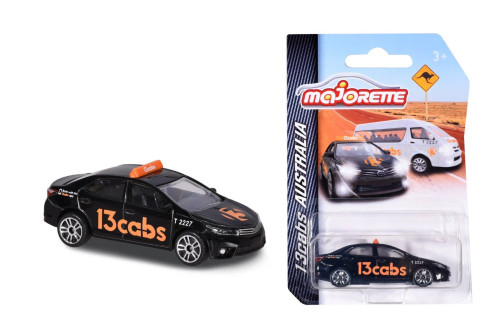 Majorette Diecast Toyota Corolla Altis 13Cabs Black