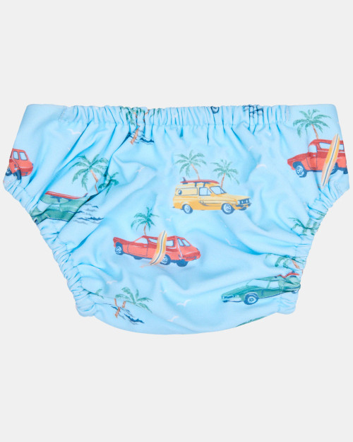 Toshi Swim Nappy Paradise - Swell Seekers Sky 00-0 Toshi Swim Nappy Paradise - Swell Seekers Sky 00-0