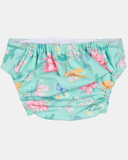 Toshi Swim Nappy Paradise - Waratah Mint 00-0 Toshi Swim Nappy Paradise - Waratah Mint 00-0