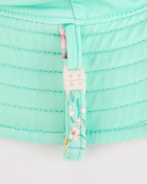 Toshi Swim Sunhat Paradise- Waratah Mint Large Toshi Swim Sunhat Paradise- Waratah Mint Large